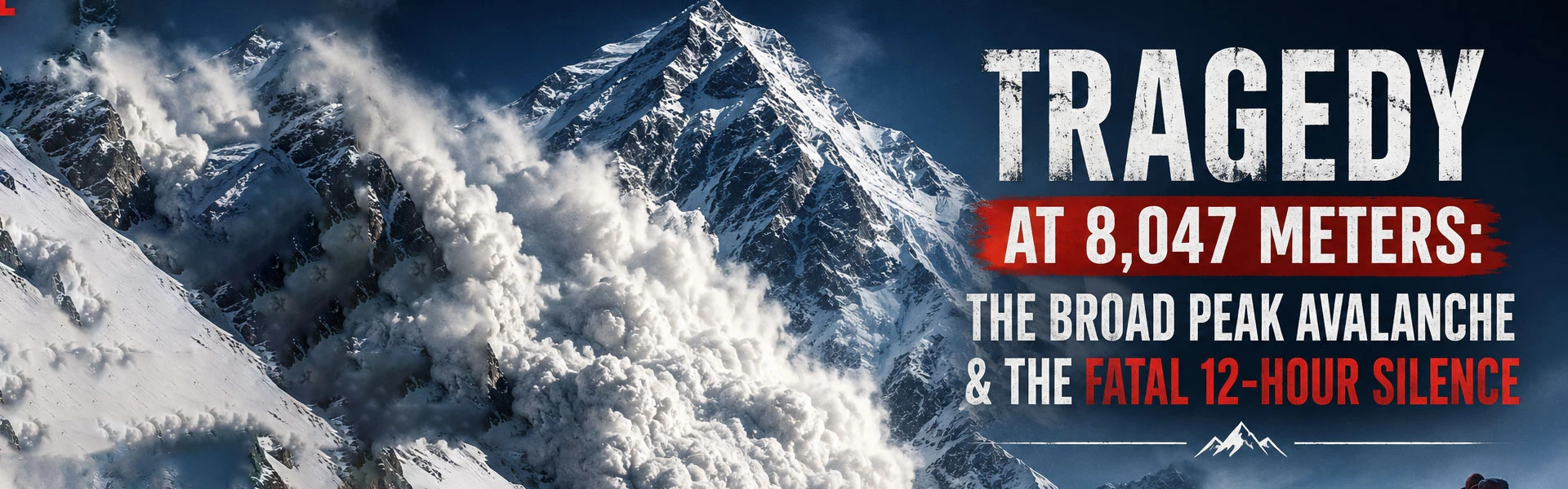 Broad Peak Avalanche at 8,047 Meters – The Fatal 12-Hour Silence
