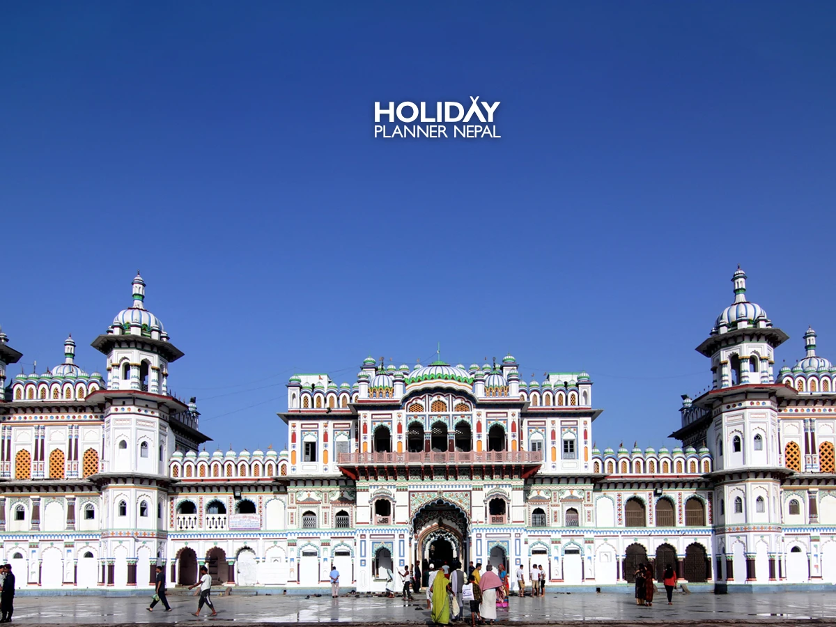 View of Janaki Mandir during Janakpur City tour