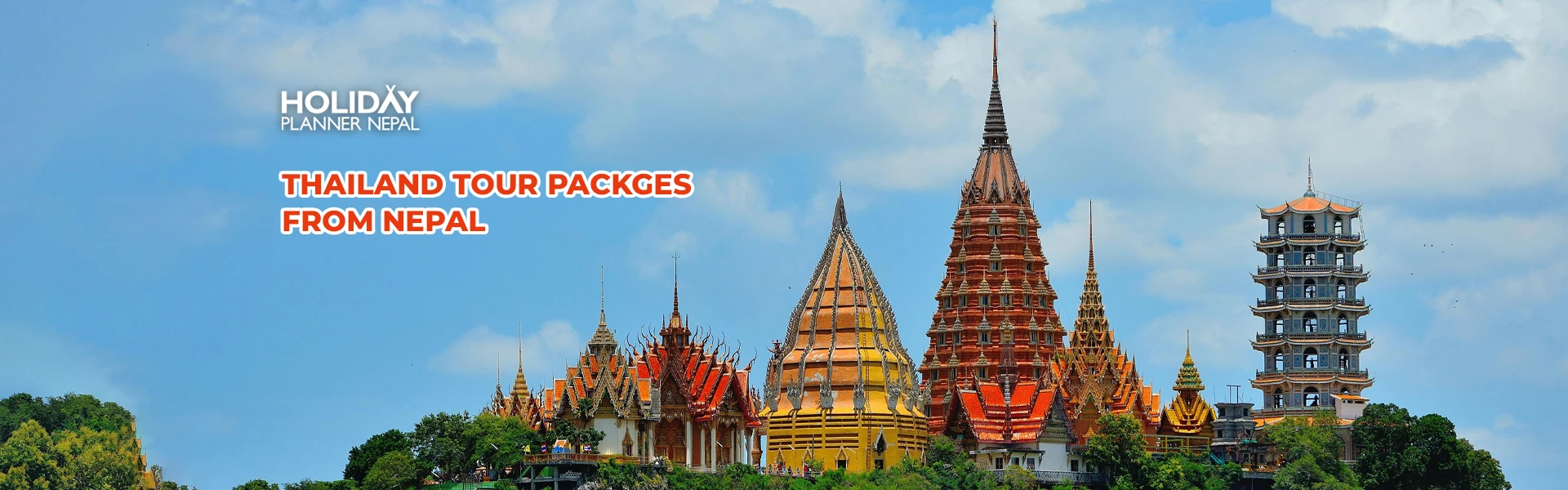 view of Beige Pagoda Tower during Thailand Tour Package from Nepal