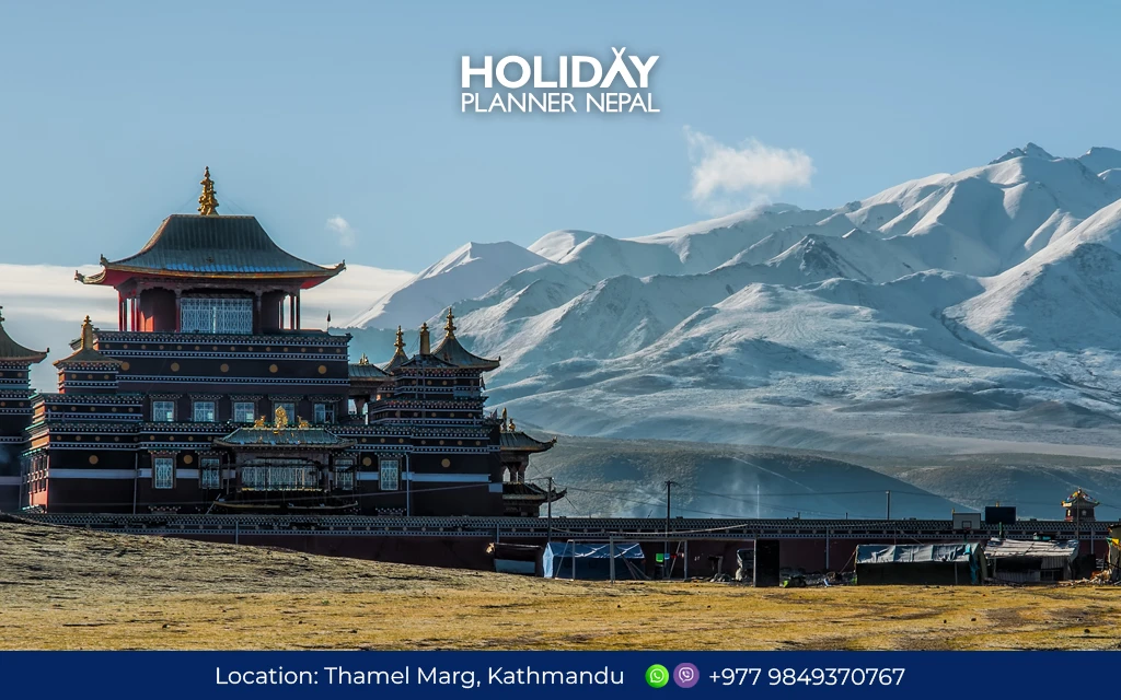 Himalayan mountain view during Tibet Overland Tour from Nepal