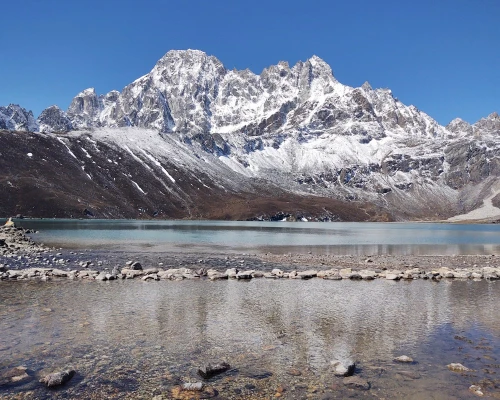 Beautiful view of gokyo lake