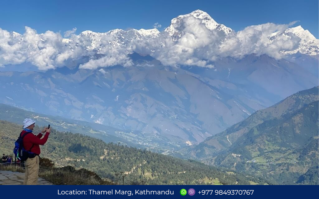 View of Dhaulagiri from Poon Hill Nepal