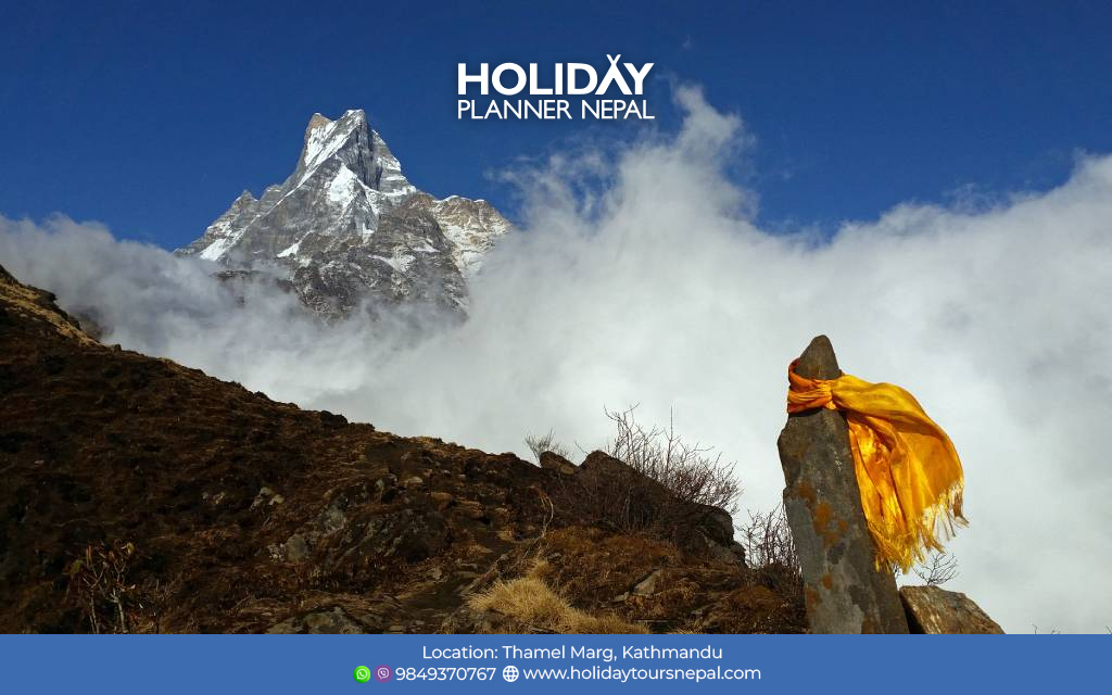 Scenic view of Annapurna from Mardi Himal Trek in Nepal