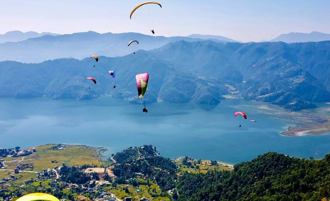 Paragliding in Pokhara